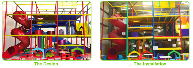 Design and Finished Installation - Almost Identical!